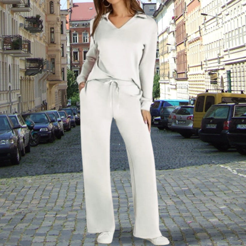 💕Dámský 2dílný salonek s dlouhým rukávem a dlouhým rukávem