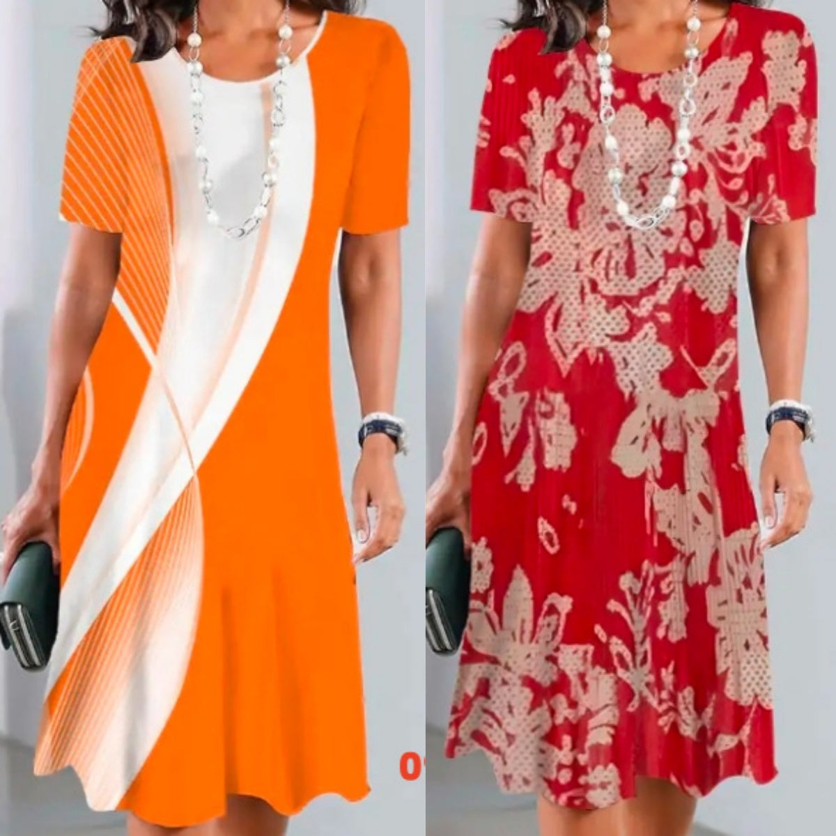 Dámské plisované šaty v barevném provedení