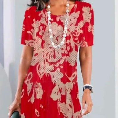 Dámské plisované šaty v barevném provedení