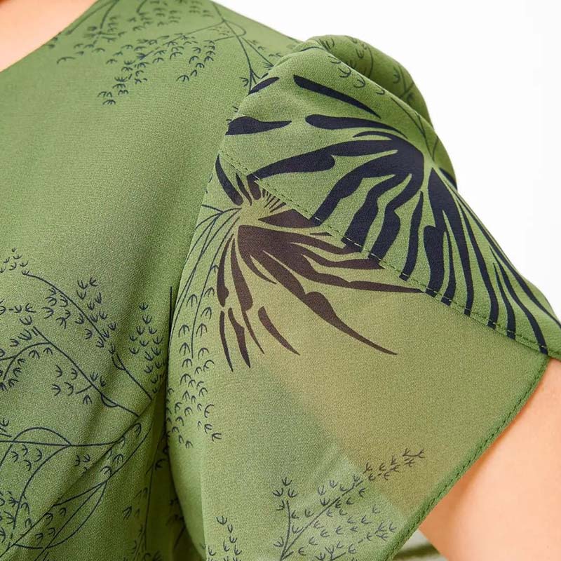 🔥 Šaty áčkového střihu s páskem | Letní šaty s květinovým vzorem