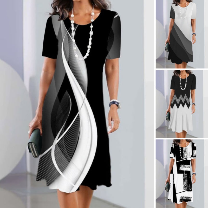 🔥Dámské šaty s 3D potiskem