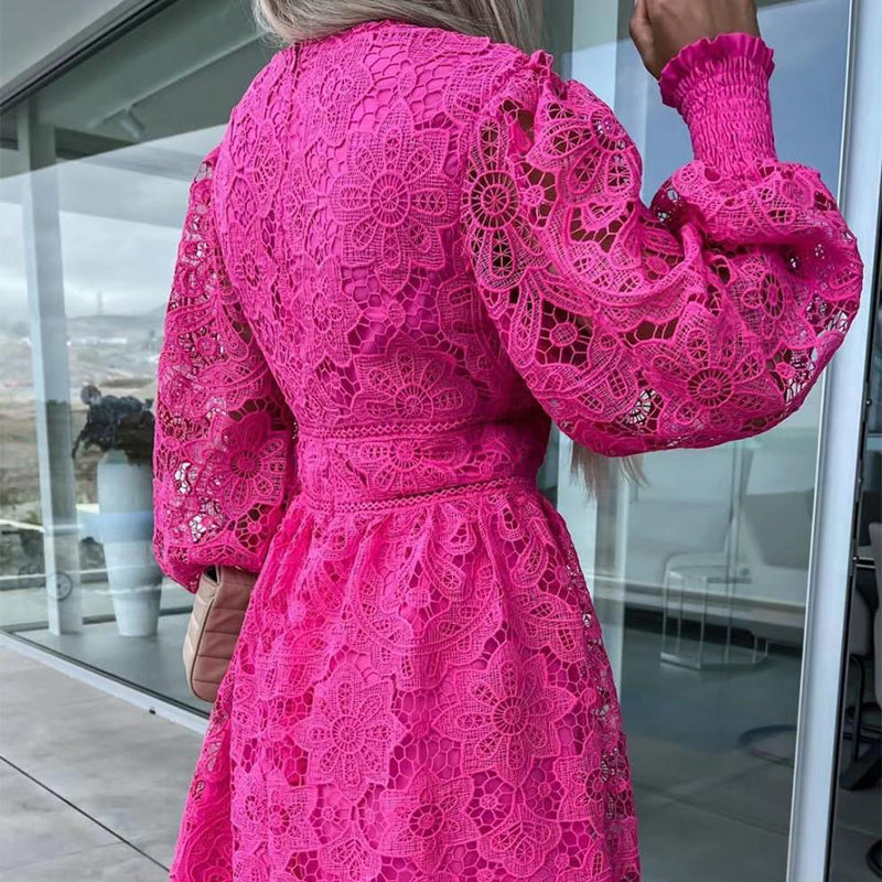 💕Žhavý letní výprodej 🌷 Vydlabané krajkové šaty