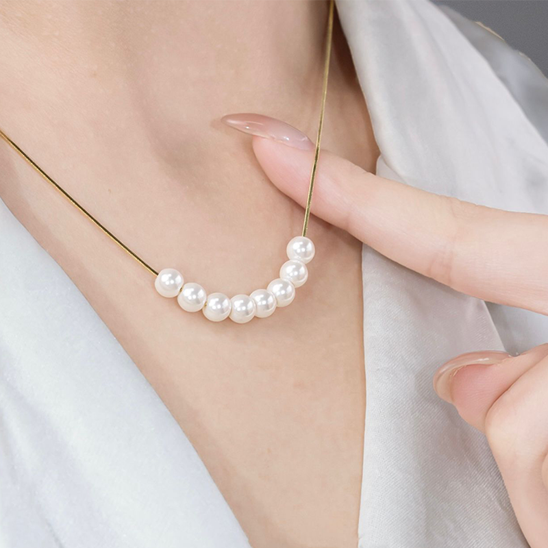 🌹Lehký a luxusní růžový náhrdelník