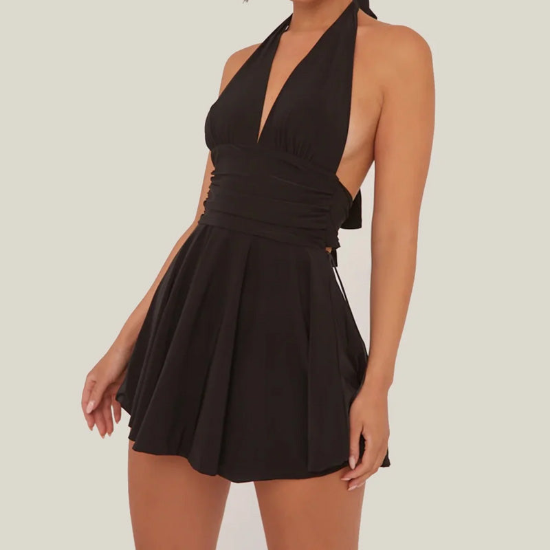 Dámské šaty s výstřihem do V