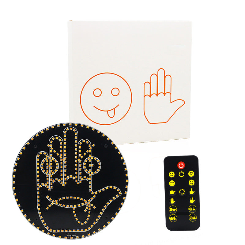 LED osvětlení palubní desky pro výraz a gesta pro zadní okno auta