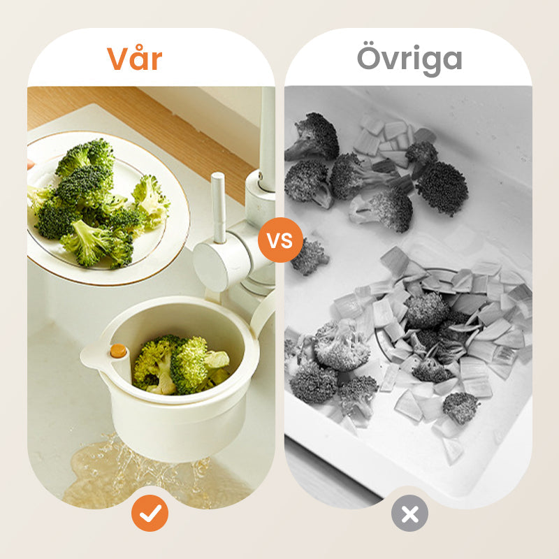 Praktický odpadkový koš do kuchyňského dřezu