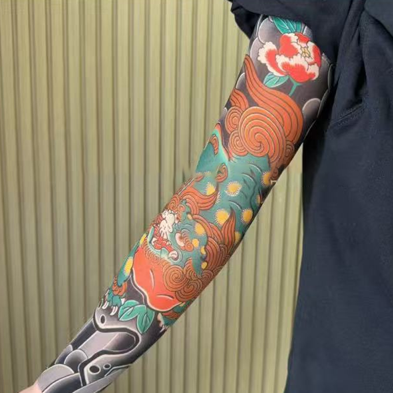 🔥Nový trend ❤️‍🔥 Ultratenké rukávy s tetovacím vzorem