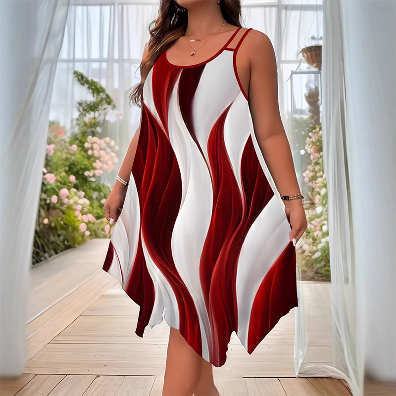 Módní dámské midi šaty