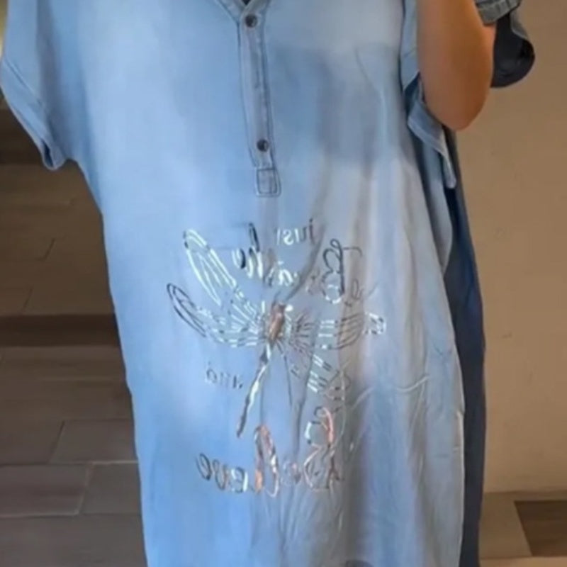 💖Lehké, ležérní šaty s výstřihem do V