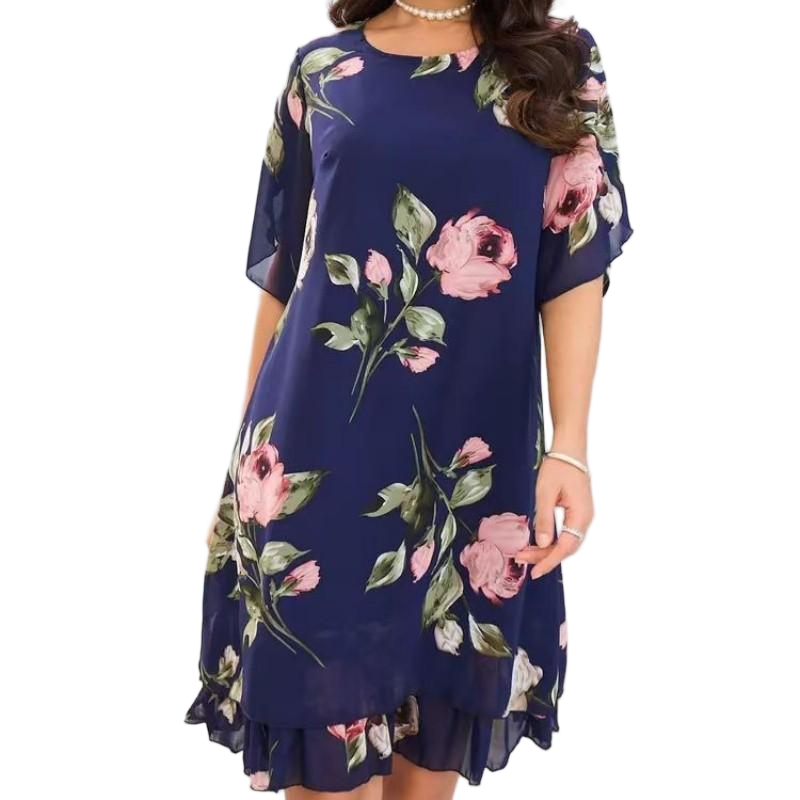 Dámské šaty s květinovým potiskem