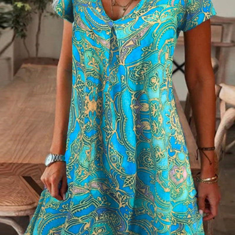 【M-3XL】🌺Elegantní květinové šaty