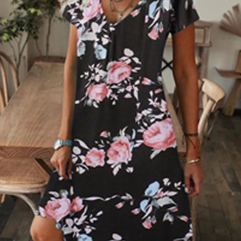 【M-3XL】🌺Elegantní květinové šaty