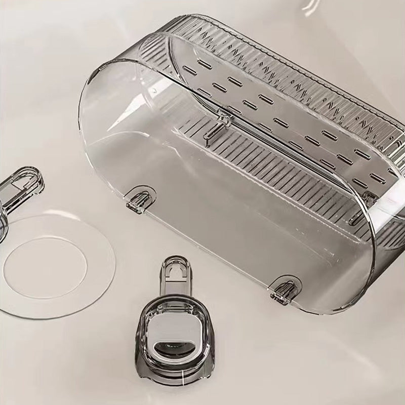 Revoluční nástěnný organizér s přísavkami – Dokonalý pořádek v kuchyni a koupelně! 🏠✨