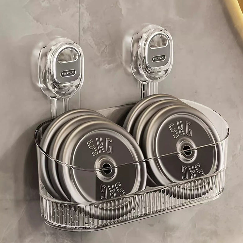 Revoluční nástěnný organizér s přísavkami – Dokonalý pořádek v kuchyni a koupelně! 🏠✨