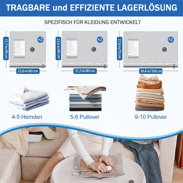 🔥 Elektrický vakuový kompresní vak s USB