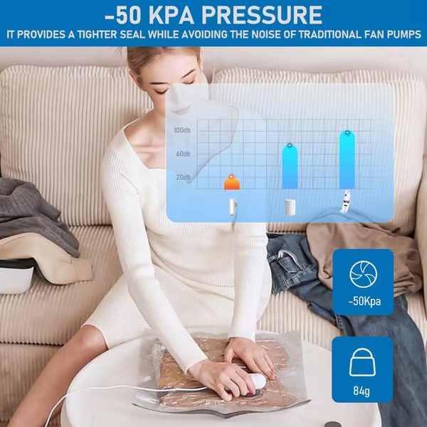 🔥 Elektrický vakuový kompresní vak s USB