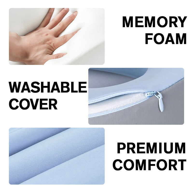 😴 Polštář na krk z paměťové pěny ve tvaru U