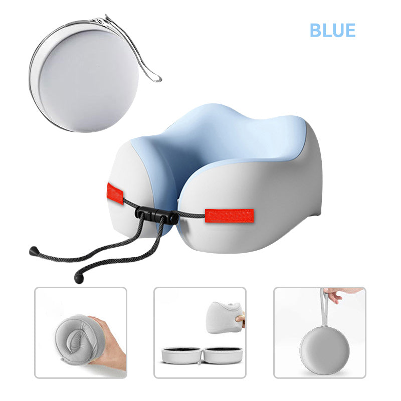 😴 Polštář na krk z paměťové pěny ve tvaru U