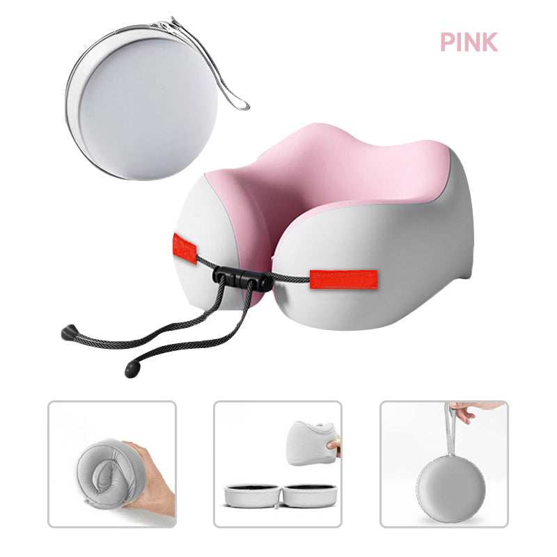 😴 Polštář na krk z paměťové pěny ve tvaru U