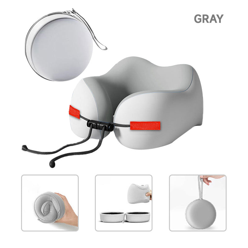 😴 Polštář na krk z paměťové pěny ve tvaru U