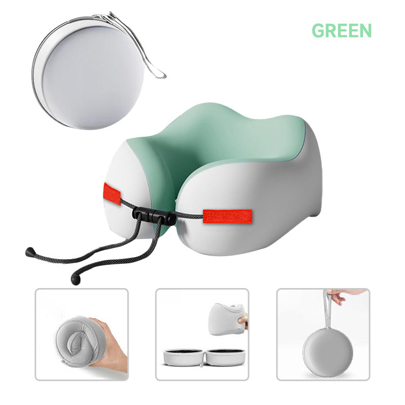 😴 Polštář na krk z paměťové pěny ve tvaru U