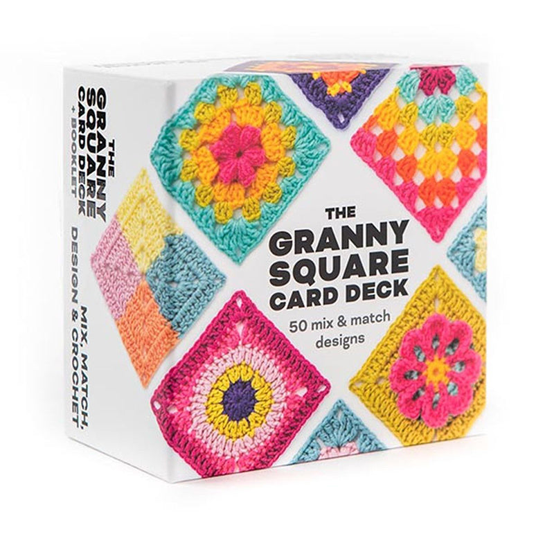 🧶✨Háčkovací karetní hra Granny Square – 50 vzorů k kombinování a skládání