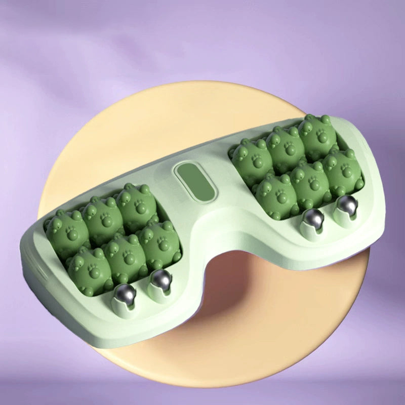 💜🦶 Přenosný dvojitý masážní přístroj na nohy - relaxace kdekoli a kdykoli