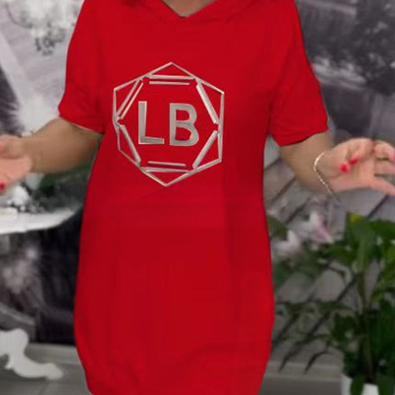 Oversized mikina s potiskem písmen