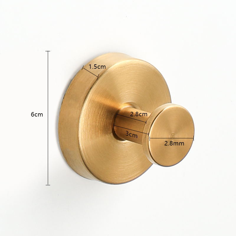 Nástěnný háček s přísavkou z nerezové oceli