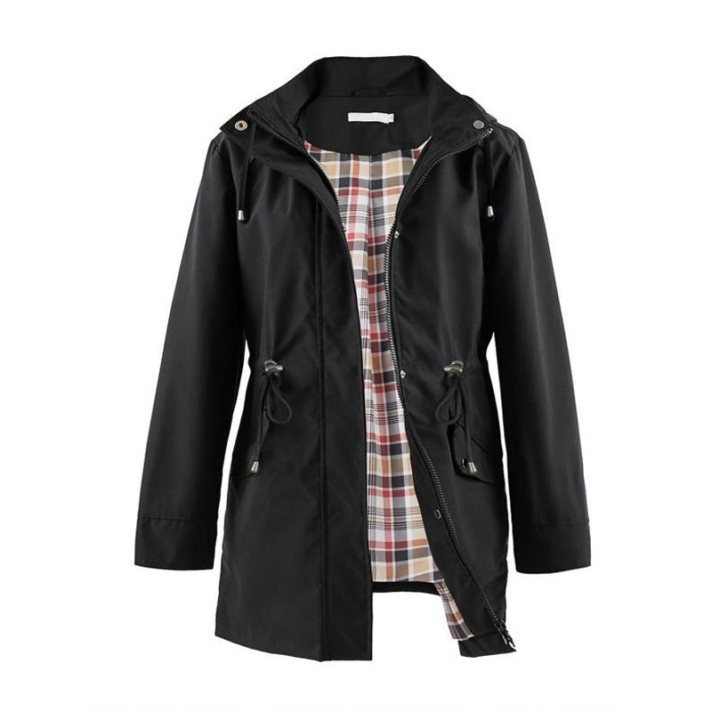 🧥Sleva 50 %🌧️💧 Jednoduchá, nepromokavá a větruodolná bunda, větruodolná bunda s kapucí🍃