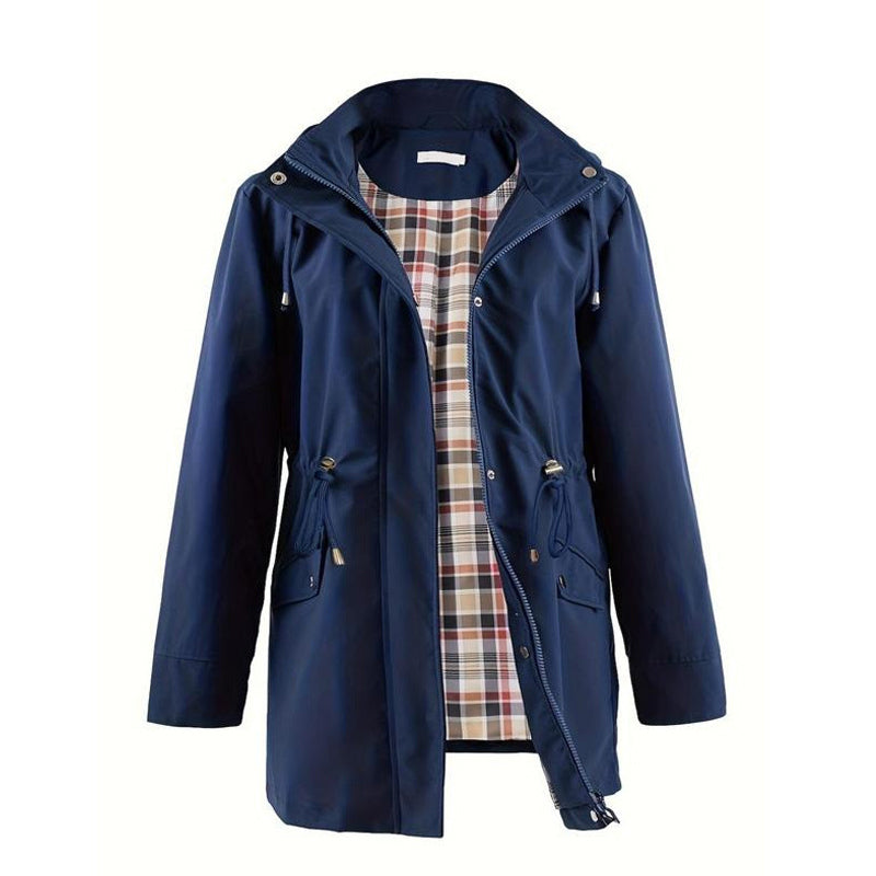 🧥Sleva 50 %🌧️💧 Jednoduchá, nepromokavá a větruodolná bunda, větruodolná bunda s kapucí🍃