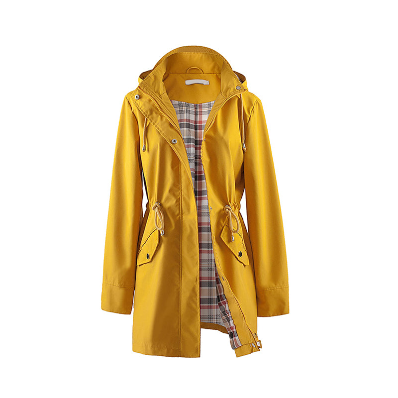 🧥Sleva 50 %🌧️💧 Jednoduchá, nepromokavá a větruodolná bunda, větruodolná bunda s kapucí🍃