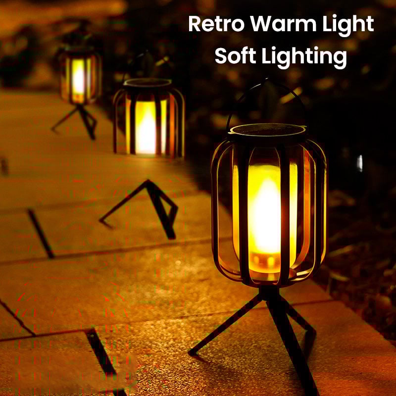 Venkovní solární kempingové světlo s certifikací IPX65