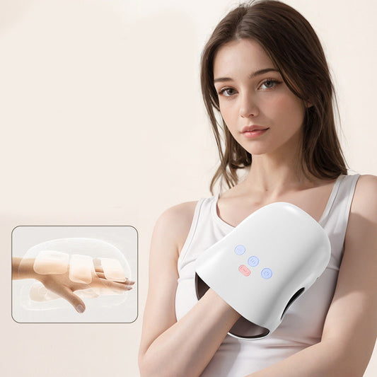 🔥 Řekněte sbohem bolesti rukou 🔥 Bezdrátový masážní přístroj na ruce se 3 rychlostmi, teplem a kompresí