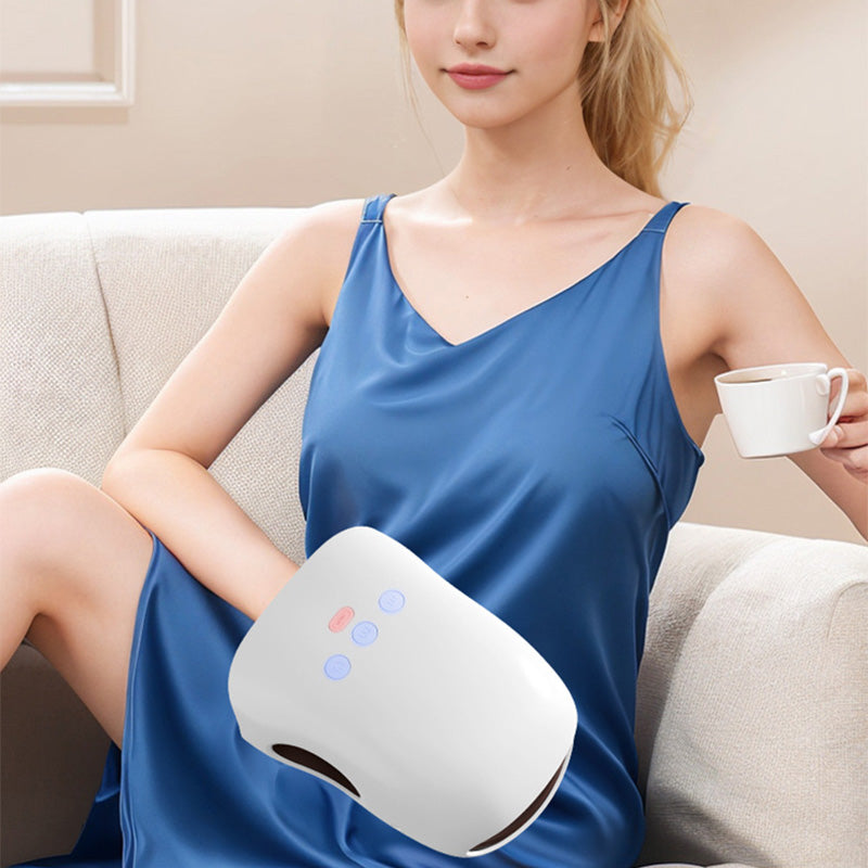 🔥 Řekněte sbohem bolesti rukou 🔥 Bezdrátový masážní přístroj na ruce se 3 rychlostmi, teplem a kompresí