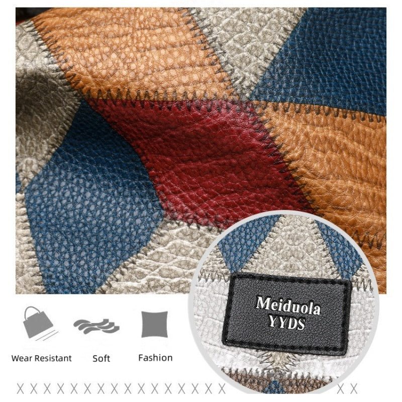 👜Velkoobjemová taška s geometrickým vzorem