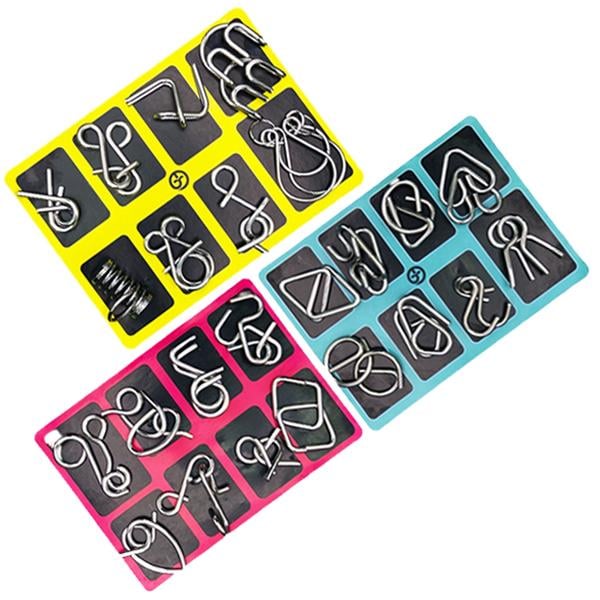 🔥Vzdělávací intelektuální hračky Hračky pro rozpoznávání intelektu, kovové hlavolamy