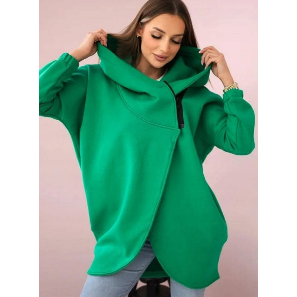 😍 (S-4XL) 🌼 Dámská silná oversized mikina s kapucí