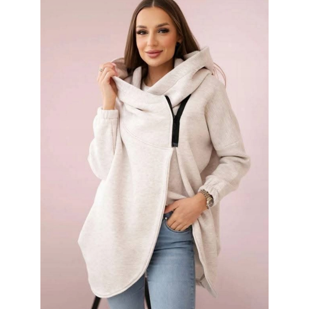 😍 (S-4XL) 🌼 Dámská silná oversized mikina s kapucí