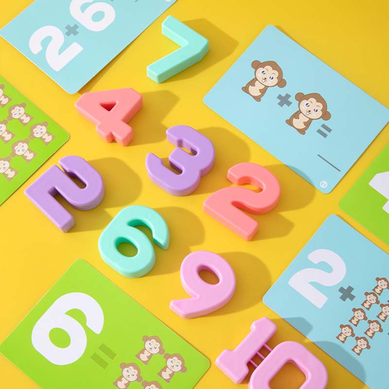 🐸Dětská sada hraček s kreslenými zvířátky a váhami