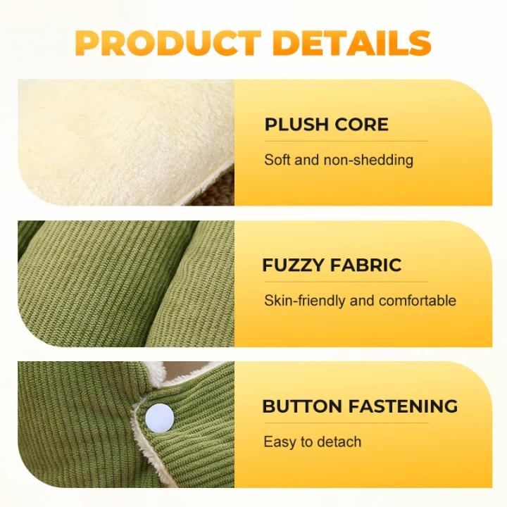 Pohodlný a útulný plyšový pelíšek pro domácí mazlíčky🐱