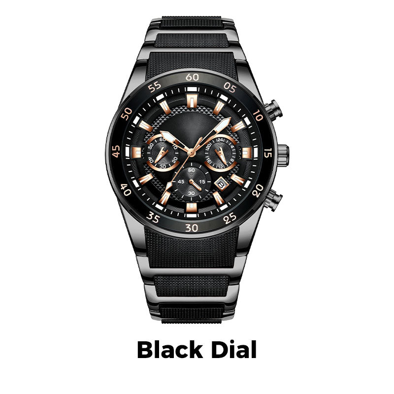 🎁 Pánské vodotěsné multifunkční quartzové hodinky⌚