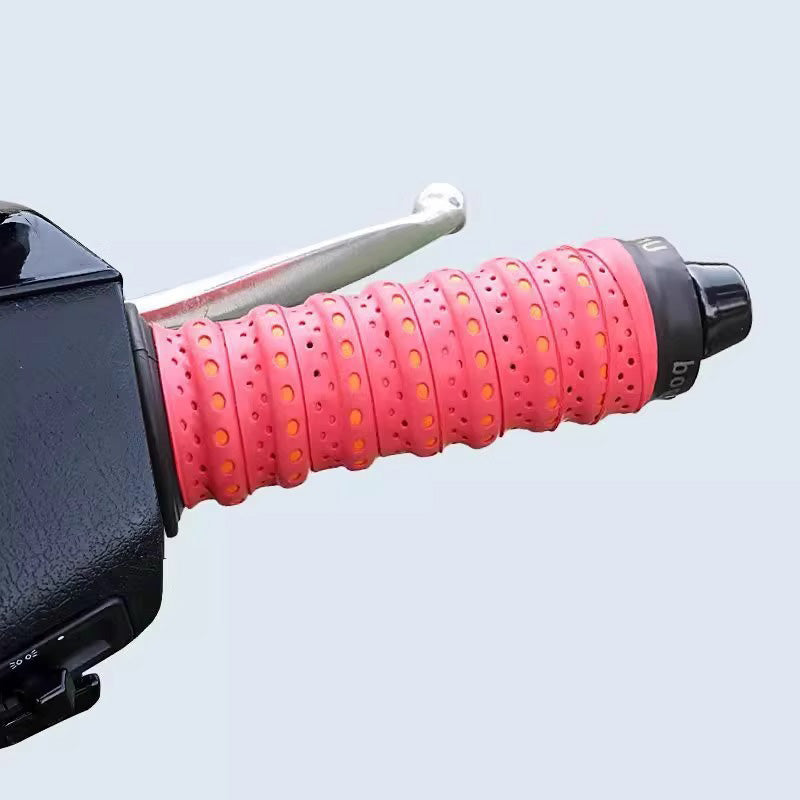 Protiskluzová měkká silikonová páska na řídítka motocyklu