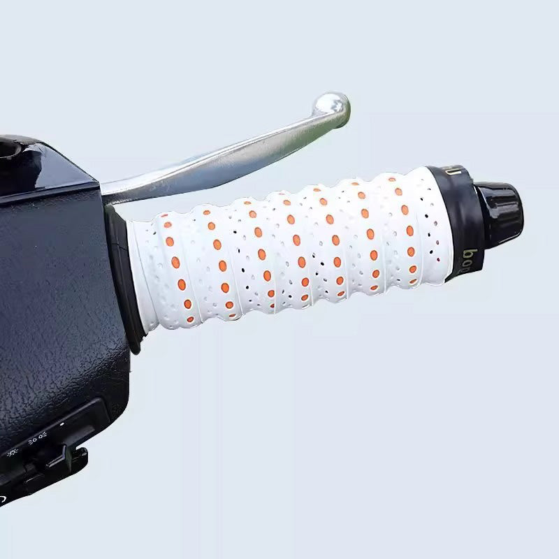 Protiskluzová měkká silikonová páska na řídítka motocyklu