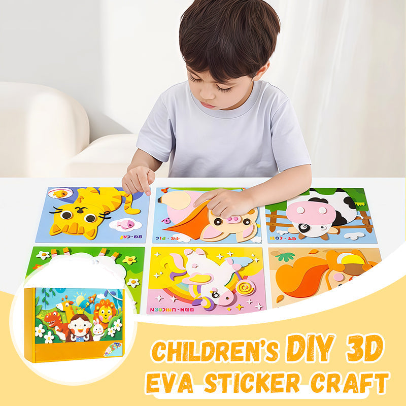 🧩🎨DIY 3D samolepky z EVA materiálu pro děti🎁