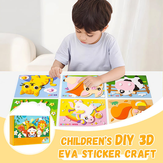 🧩🎨DIY 3D samolepky z EVA materiálu pro děti🎁