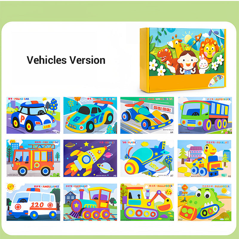 🧩🎨DIY 3D samolepky z EVA materiálu pro děti🎁