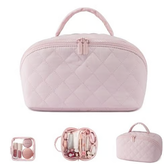 💗Velká, prostorná kosmetická taštička s uchem