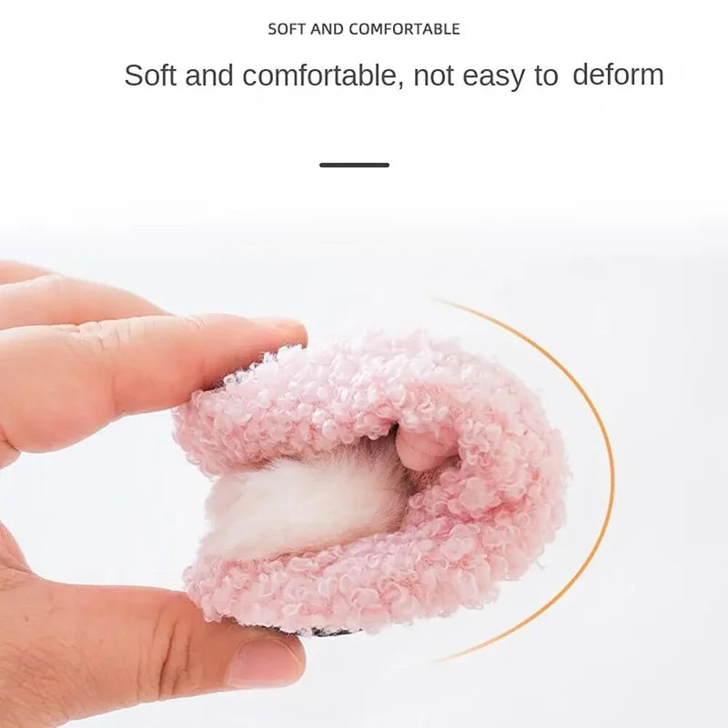 Roztomilé kožešinové dětské ponožky