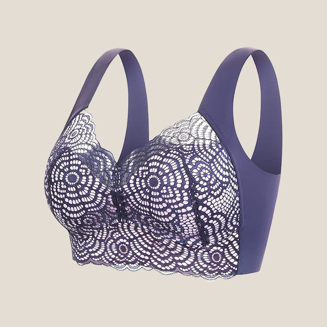 🔥Poslední den kupte 1 a získejte 3🔥 - Krajková podprsenka Plus Size pro dokonalé zvednutí a podporu (3 ks).